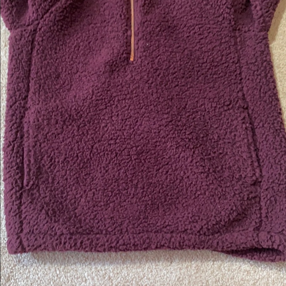 GIRLS 10-12 Old Navy Purple Cozy Fleece Hoodie. - Picture 5 of 8